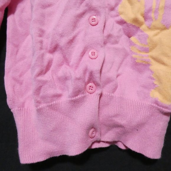 JOE FRESH KIDS | xs 4-5 years | Pink Button Down Cardigan | Orange Lobster | GUC - Picture 7 of 15